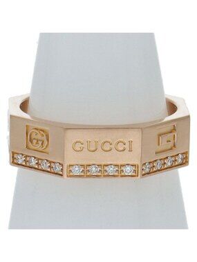 Gucci Octagonal Diamond Ring 18K Pink Gold